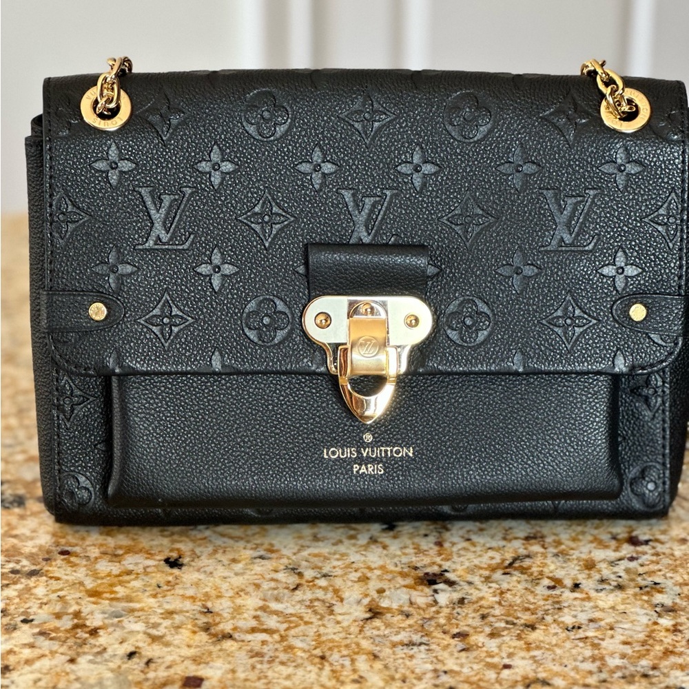 Louis Vuitton Vavin Pm handbag/ shoulder bag crossbody black leather